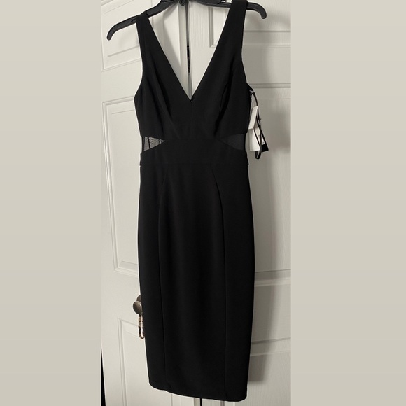 Xscape black midi dress! Never worn, with tags! S4 - Picture 1 of 4